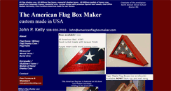 Desktop Screenshot of americanflagboxmaker.com