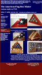 Mobile Screenshot of americanflagboxmaker.com